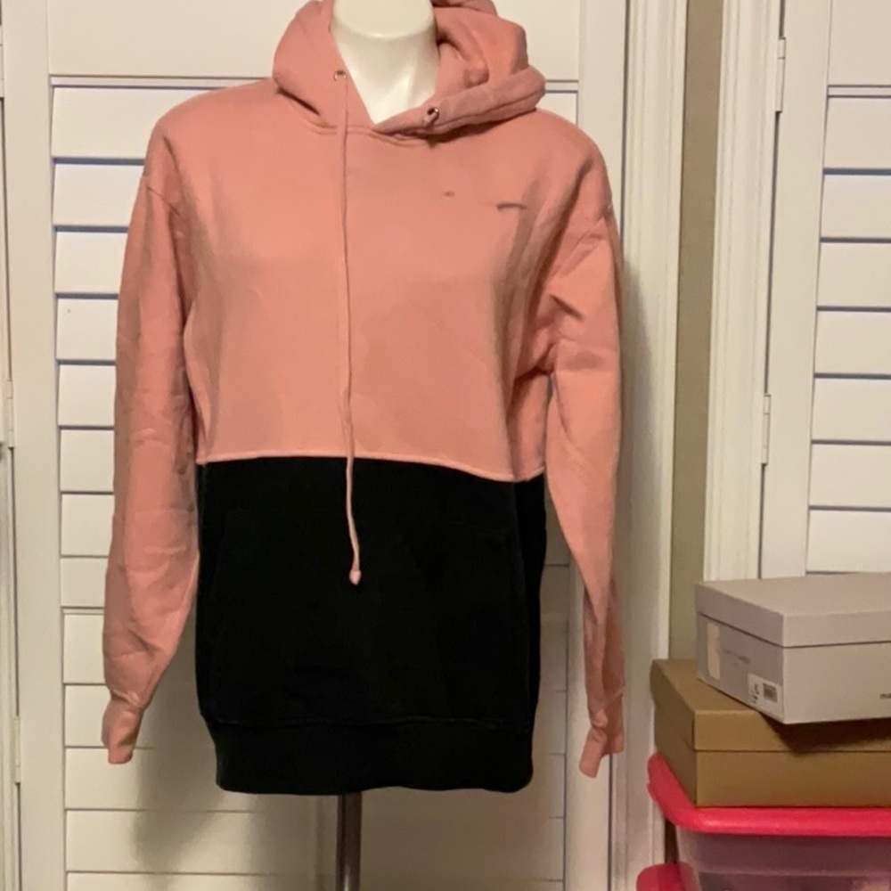 Zine Clothing Pink and Black Women's Hoodie